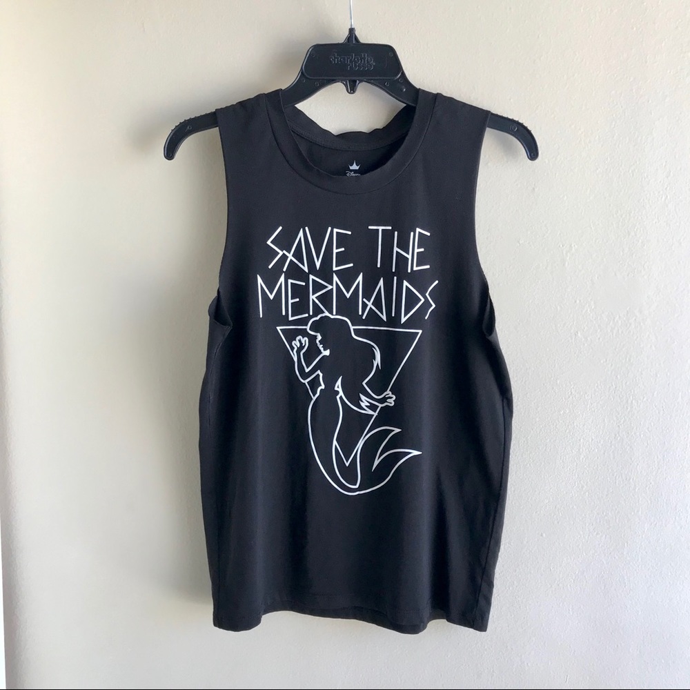[Disney] Save the Mermaids Muscle Tank